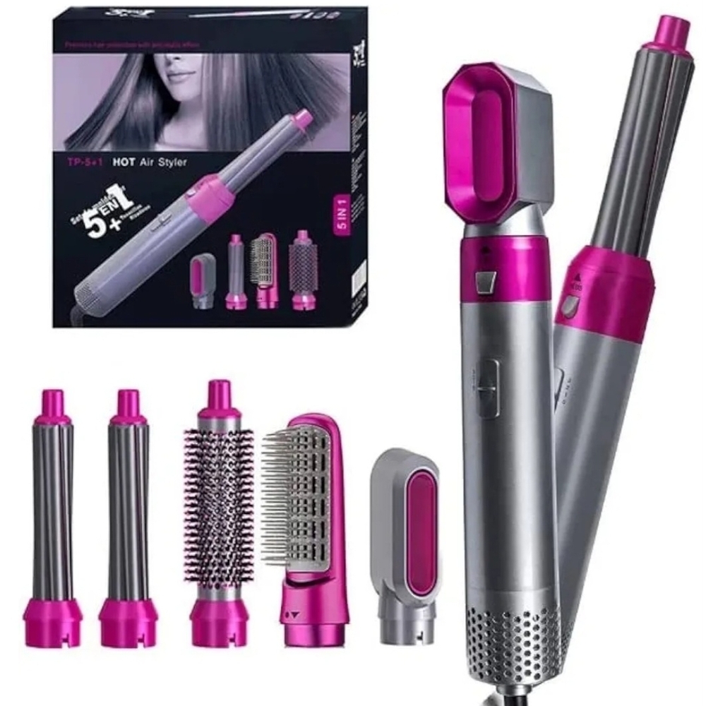 5-in-1 Hot Air Styler Curling Iron Straightener Syling Tool